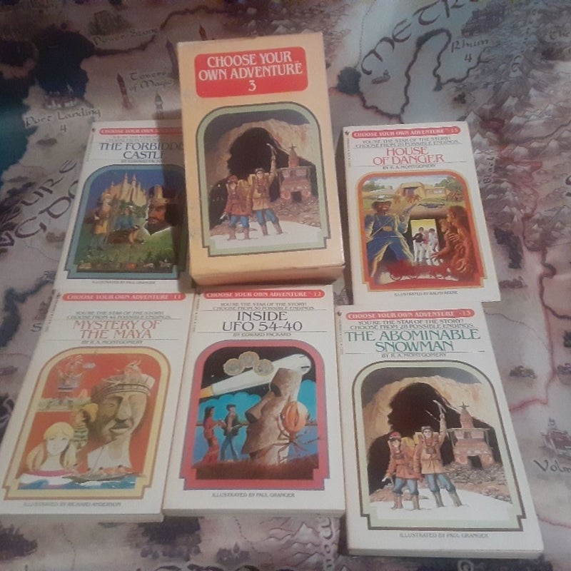 Choose Your Own Adventure box set 3 with 5 books
