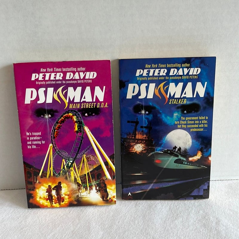 PSI MAN books 1-3 & 5 & 6