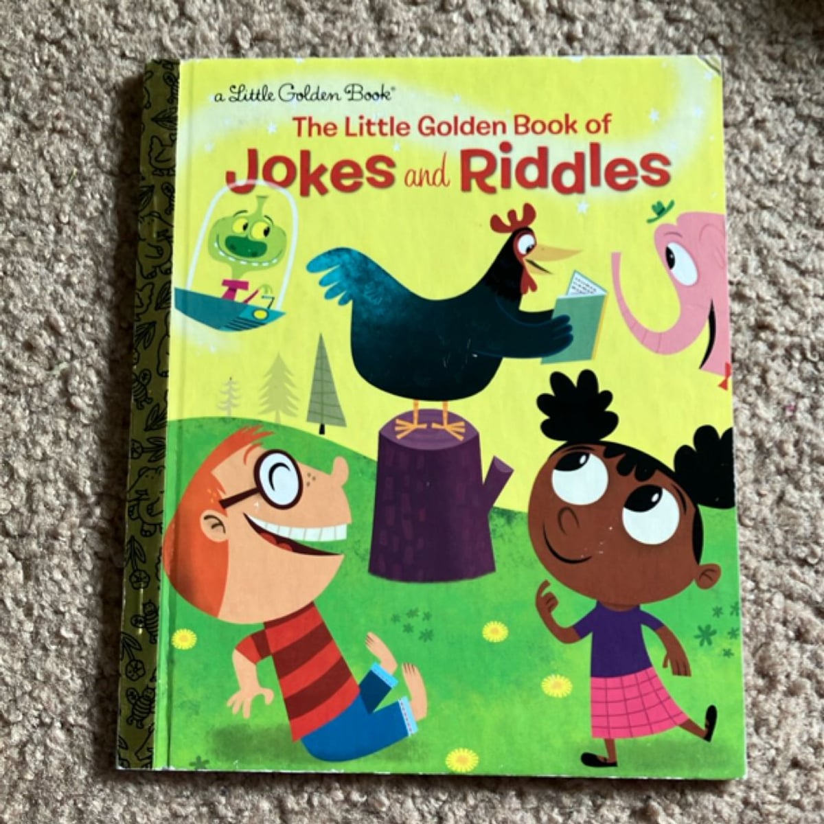 The Little Golden Book of Jokes and Riddles by Peggy Brown