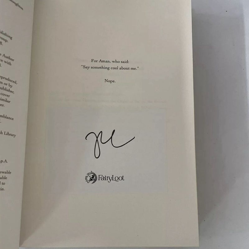 Gilded Wolves trilogy SIGNED FAIRYLOOT