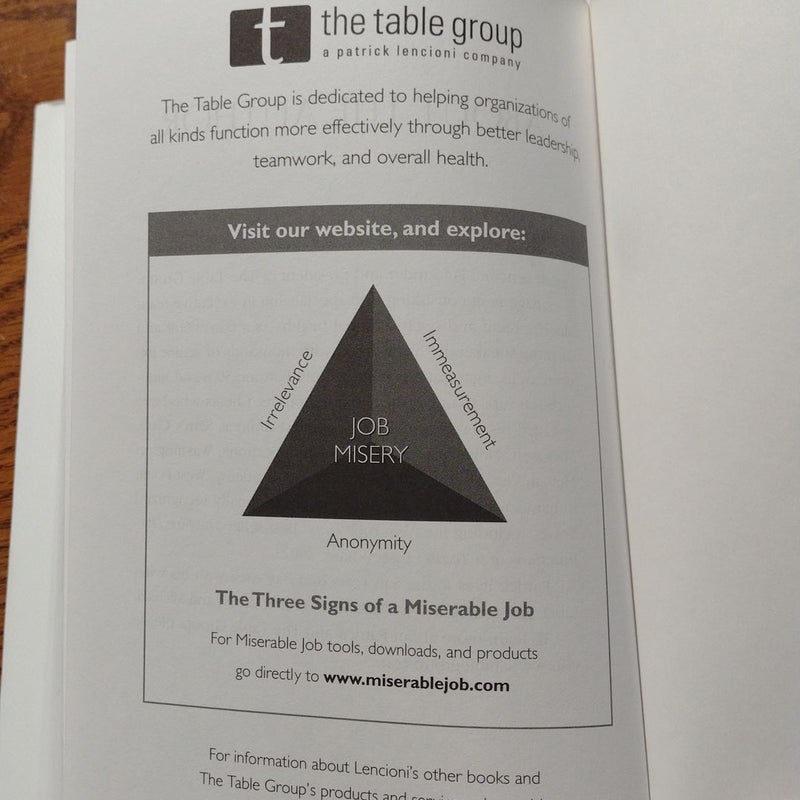 The Three Signs of a Miserable Job