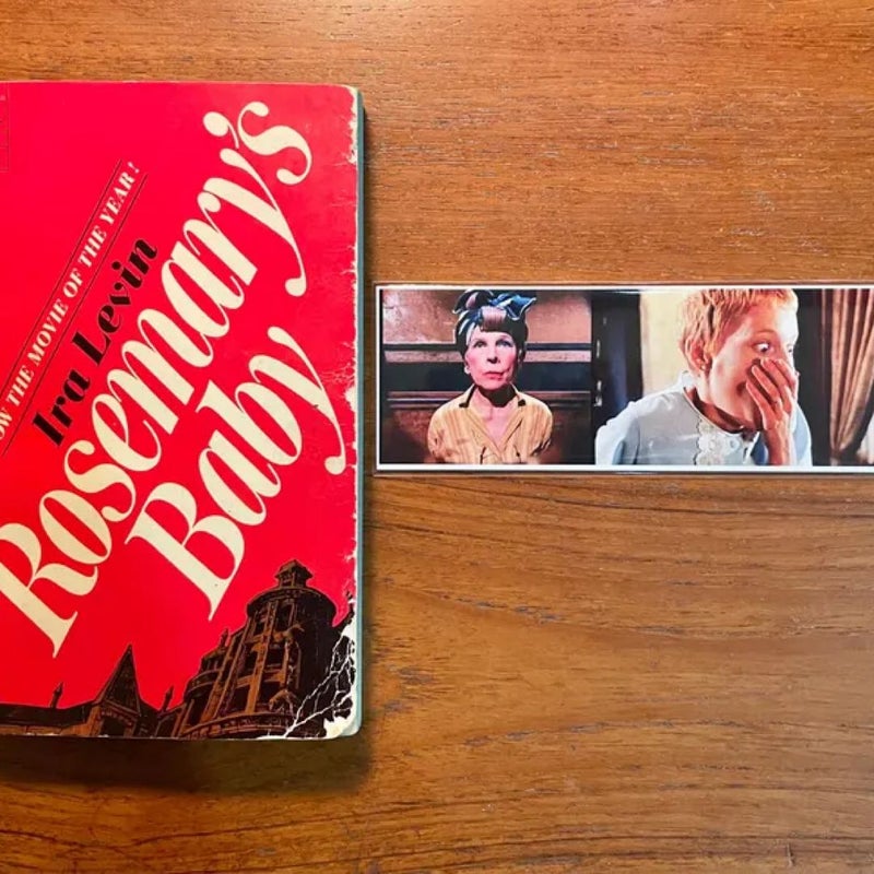 Rosemary's Baby by Ira Levin 1968 Movie Tie In Edition Vintage Paperback Horror Classic 