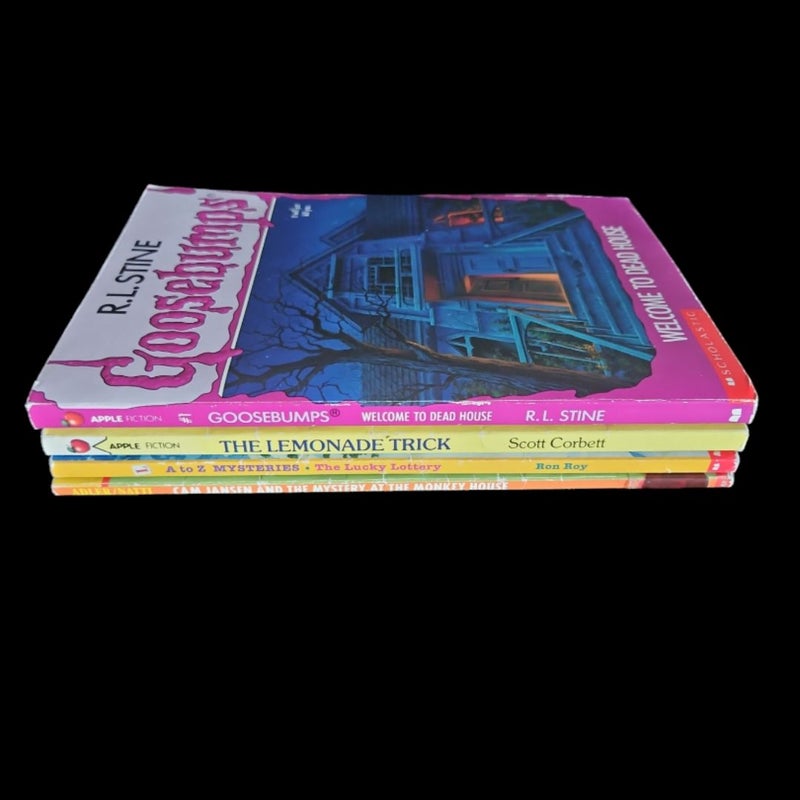 Lot Of 4 Children's Chapter Books Young Readers 