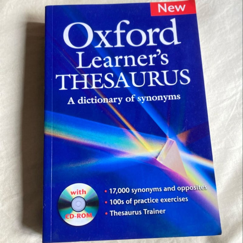 Oxford Learner's Thesaurus with CD-ROM