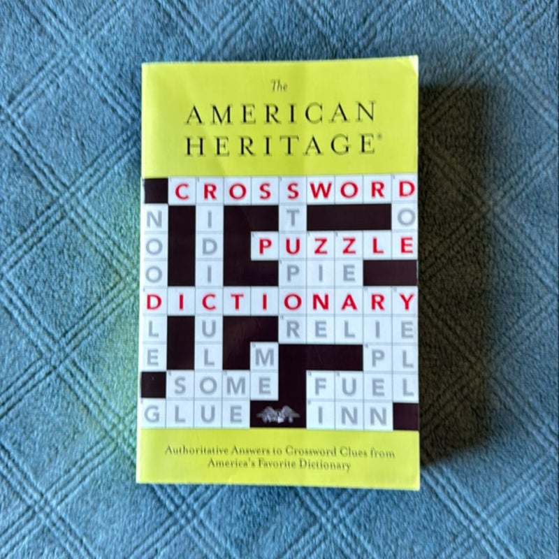 The American Heritage Crossword Puzzle Dictionary