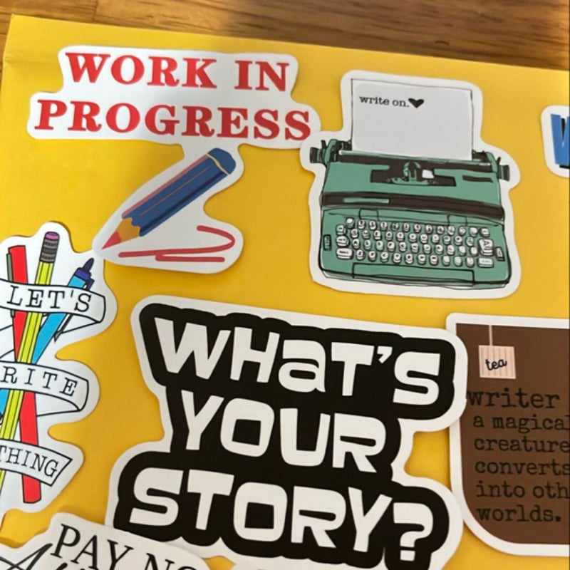 Writer stickers