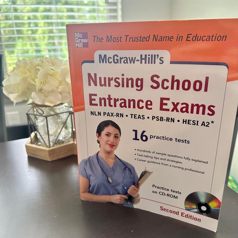 McGraw-Hill's Nursing School Entrance Exams with CD-ROM, 2nd Edition