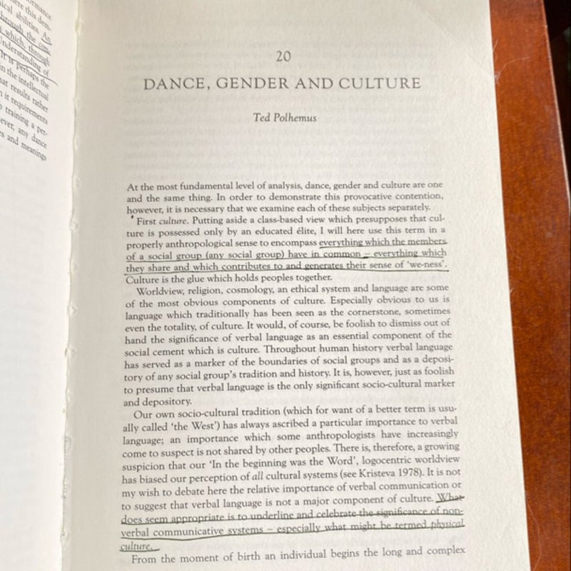 Routledge Dance Studies Reader