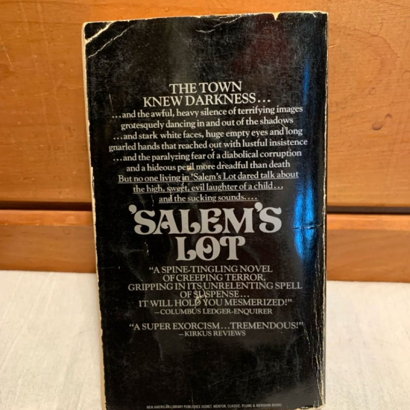 Salem's Lot (1st paperback ed.)