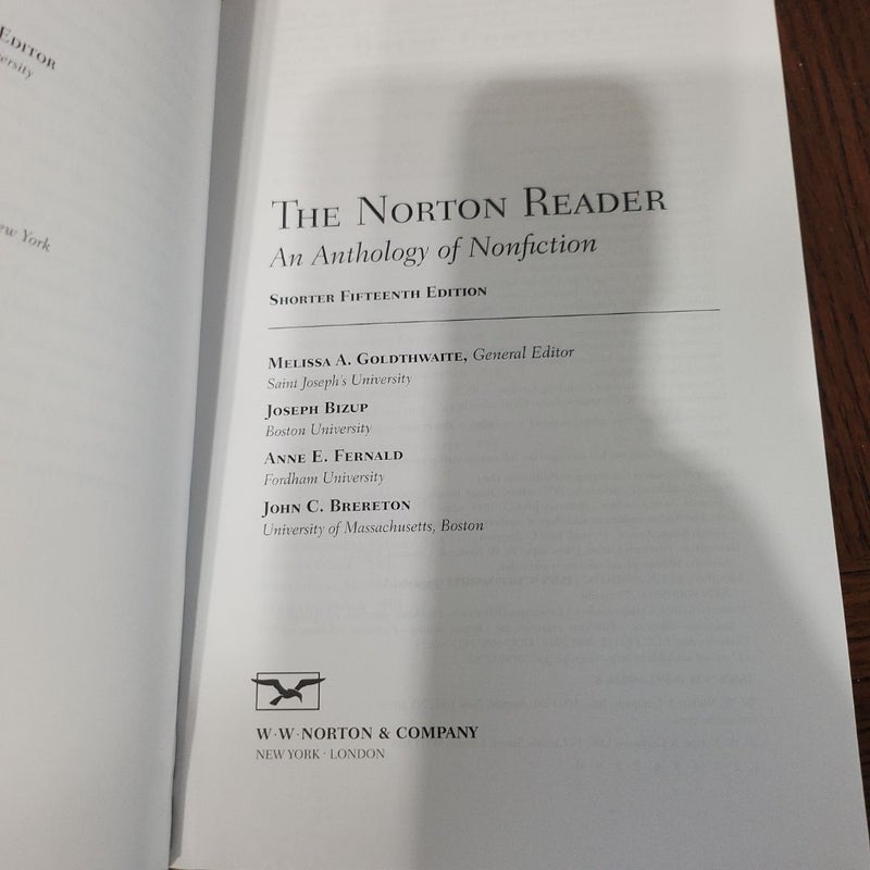 Th Norton Reader