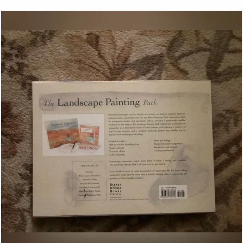 Landscape Painting pack book with kit