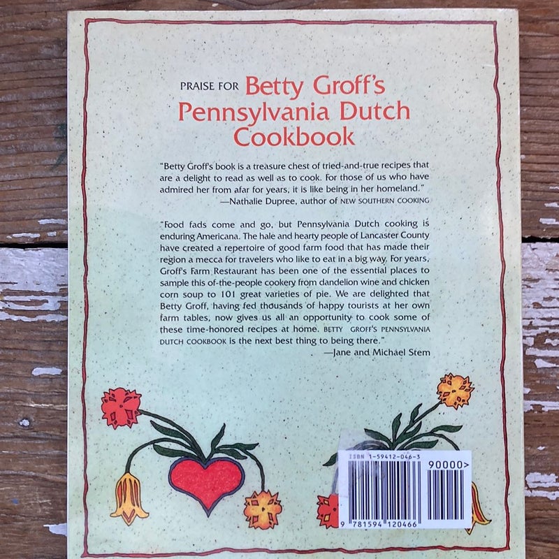Betty Groff’s Pennsylvania Dutch Cookbook