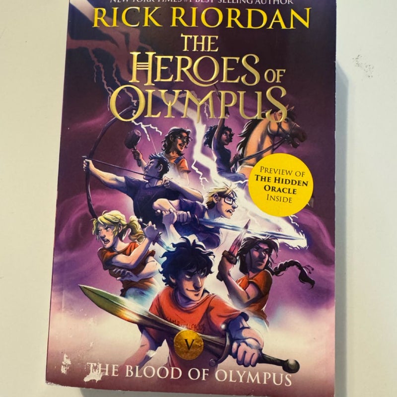 Heroes of Olympus, the, Book Five the Blood of Olympus ((new Cover))