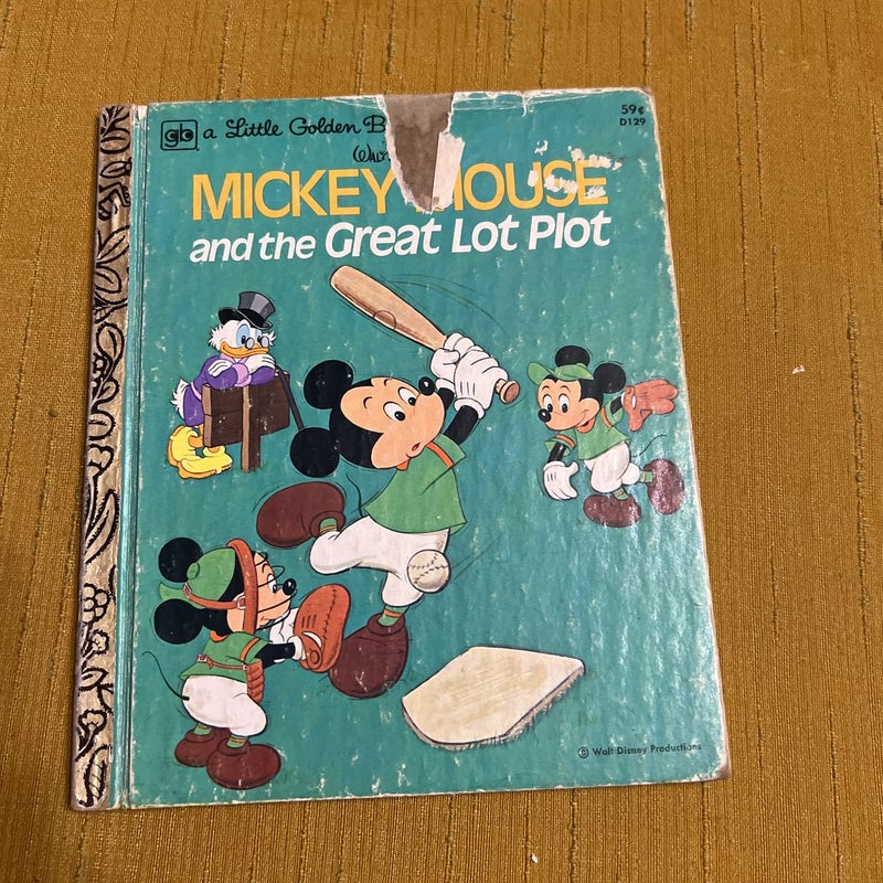 Mickey Mouse and the Great Lot Plot (Disney) - Little Golden Book