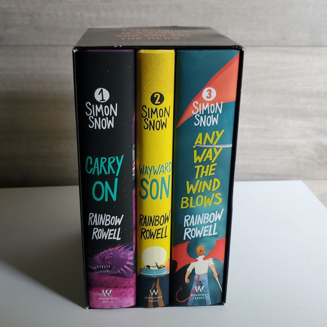 Simon Snow Series Collection 3 Books Set By Rainbow Rowell Carry On,  Wayward Son