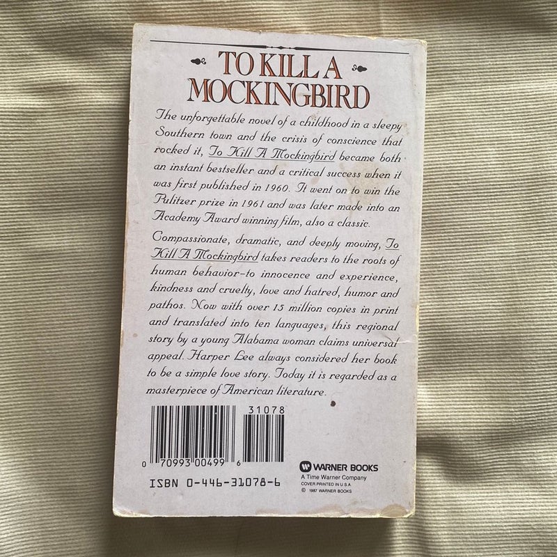 To Kill a Mockingbird