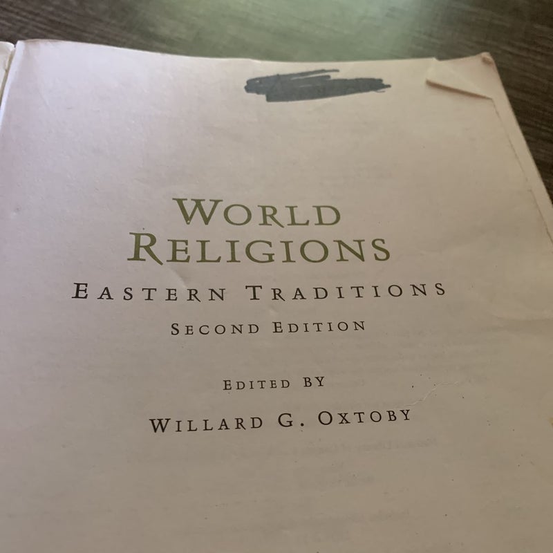 World Religions: Eastern Traditions 