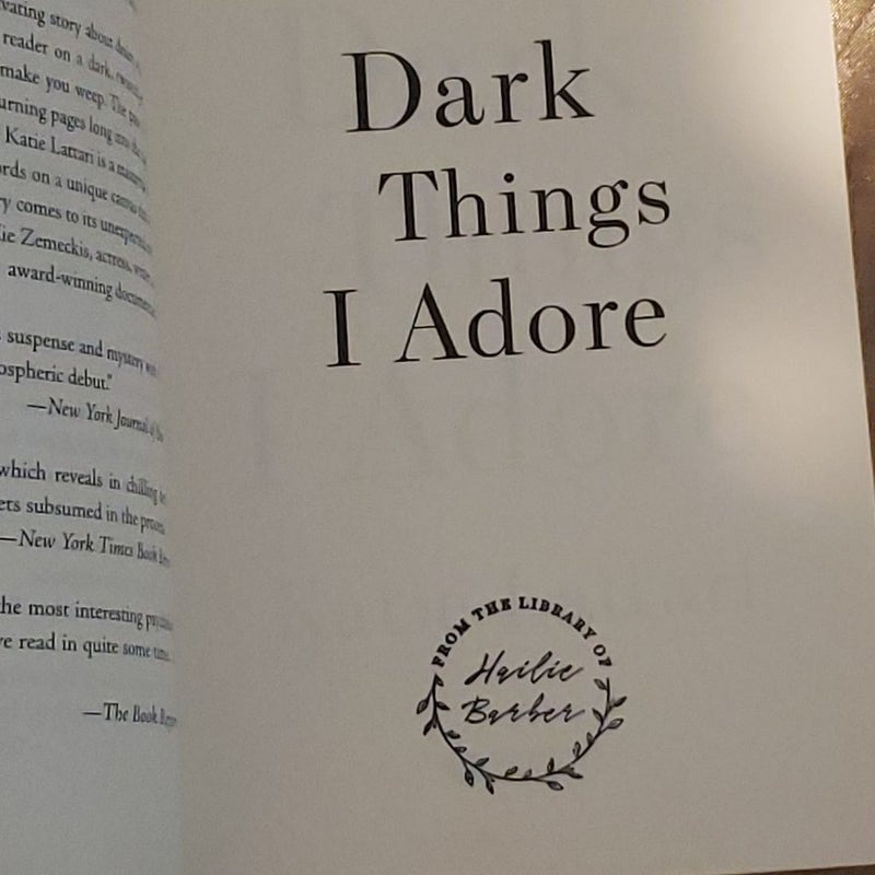 Dark Things I Adore