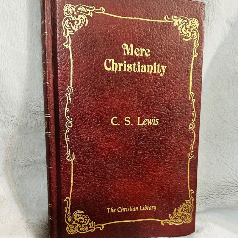 Vintage 1952 Leather Bound Mere Christianity by C.S. Lewis