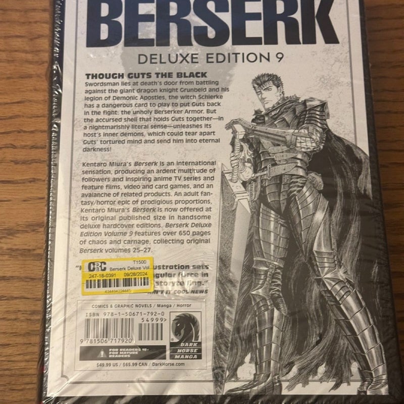 BERSERK Deluxe Edition 9 Hardcover Manga