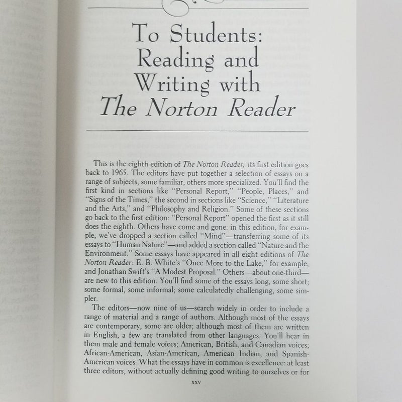 The Norton Reader - 8th Edition