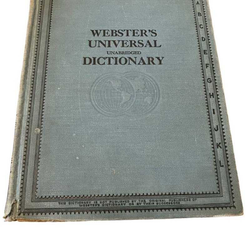 Webster’s Universal Dictionary of the American Language