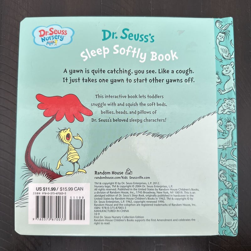 Dr. Seuss's Sleep Softly Book