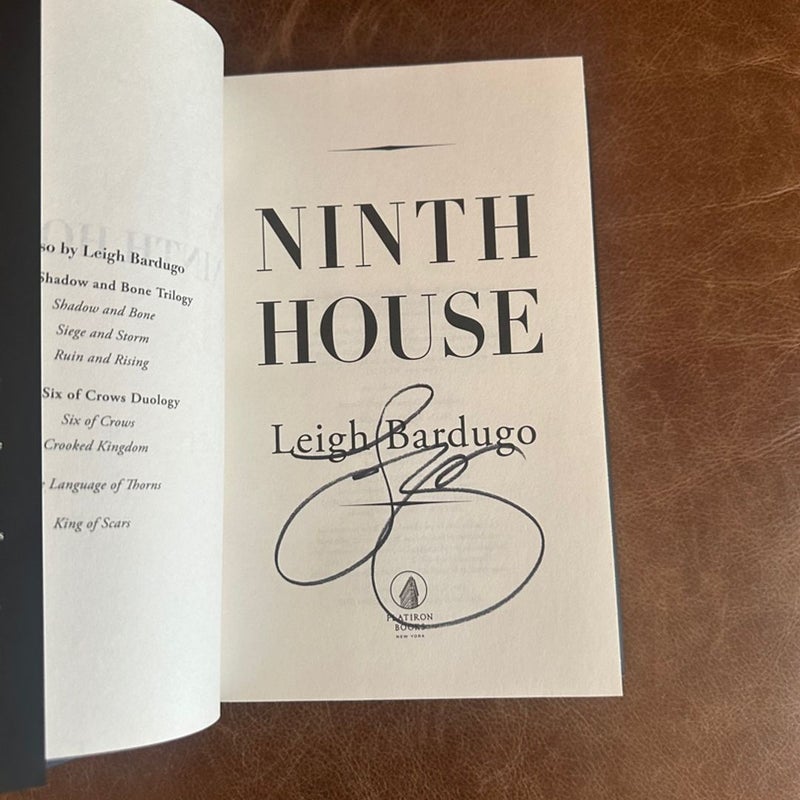 Ninth house signed 