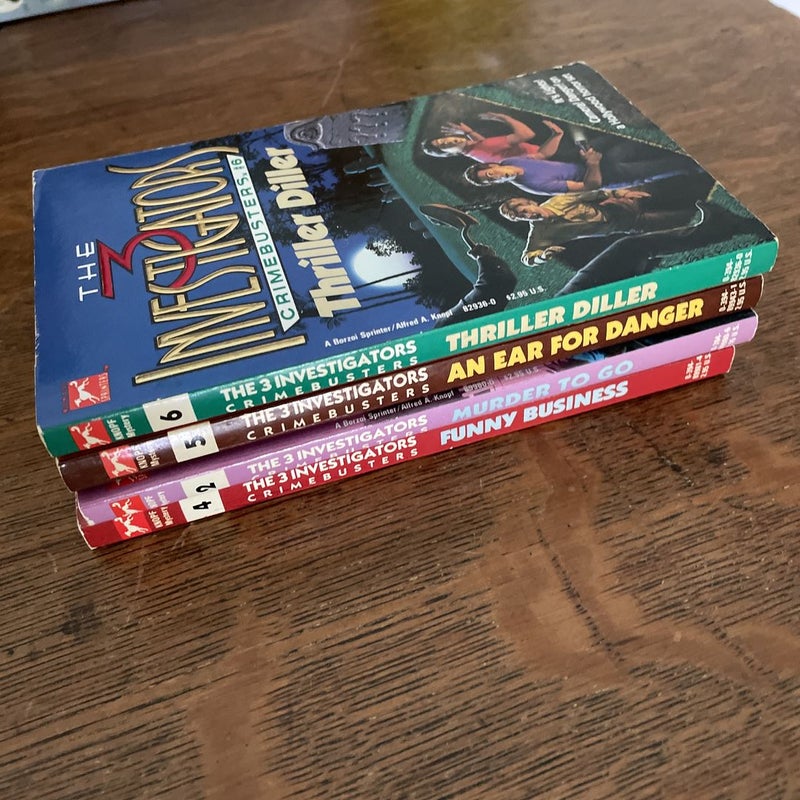 The 3 Investigators Crimebusters - #2, 4, 5, & 6