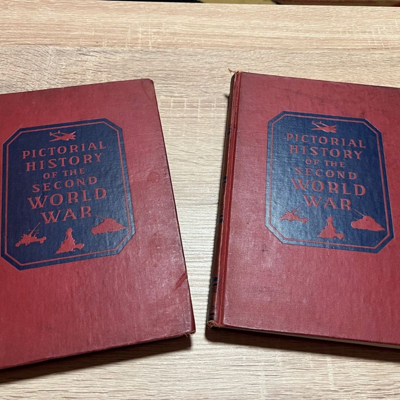 Pictorial History of the Second World War 2 books 