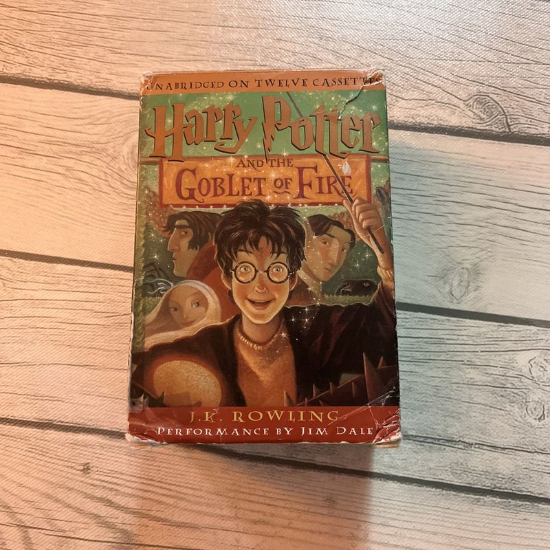 Cassette tape of Harry Potter, and the goblet of fire