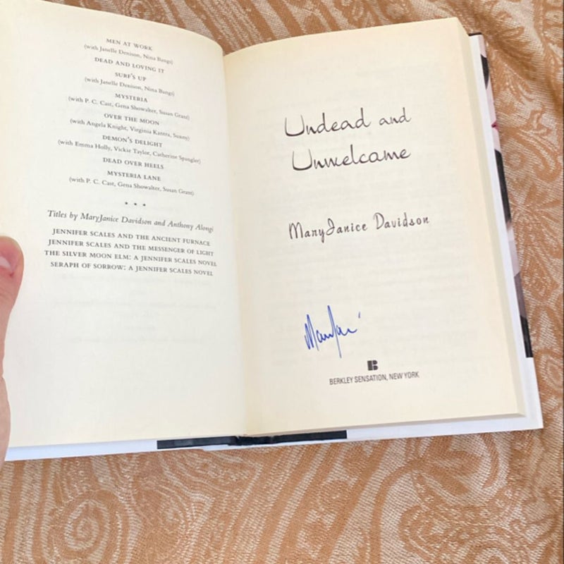 Undead and Unwelcome SIGNED