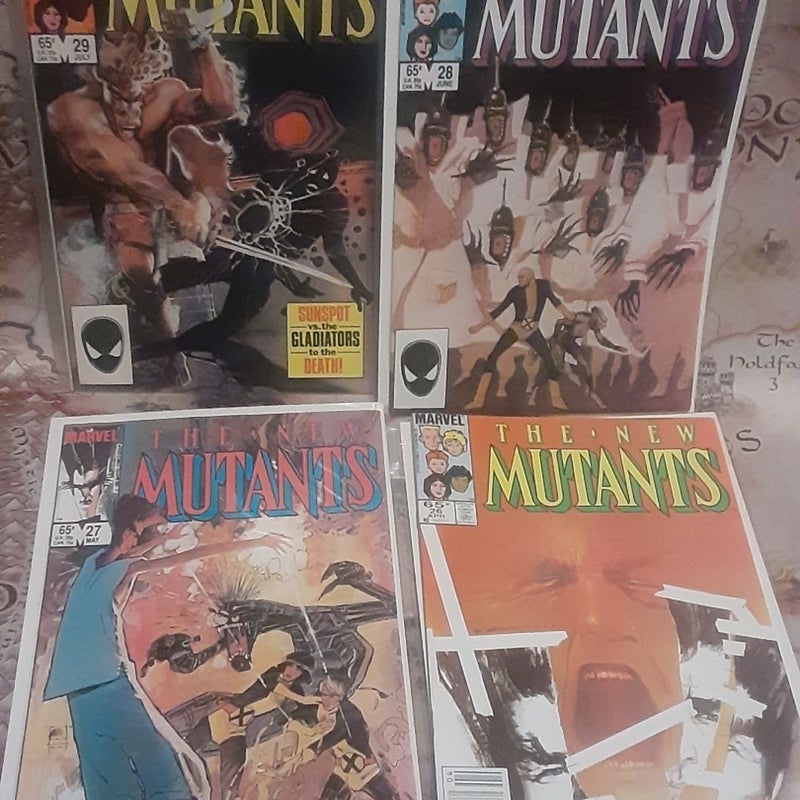 New Mutants 1983 18-31 Marvel comic book lot 