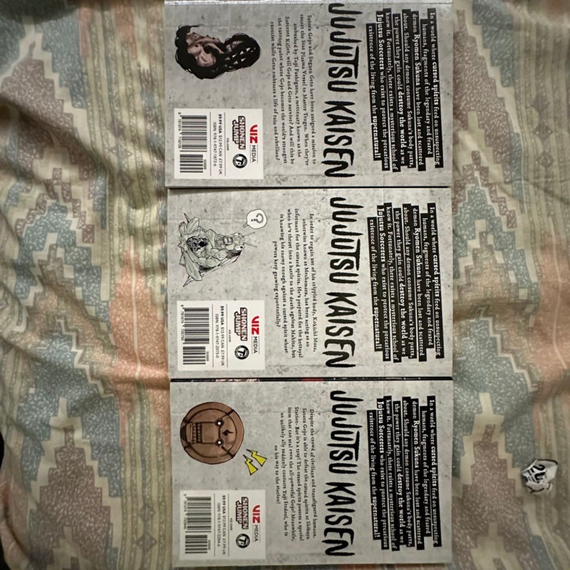 Jujutsu Kaisen Manga Volumes 9-11