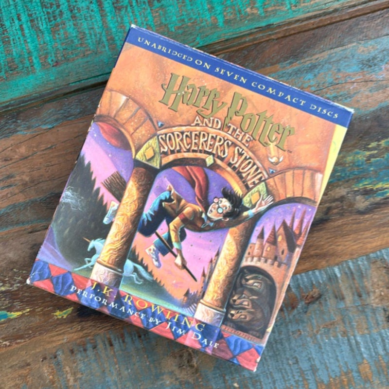 Harry Potter Audiobooks - COMPLETE SERIES (Sorceror’s Stone, Chamber of Secrets, Azkaban, Goblet of Fire, Order of the Phoenix, Half Blood Prince, Deathly Hallows) 