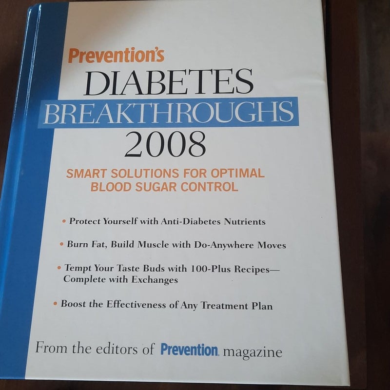 Prevention's Diabetes Breakthroughs 2008