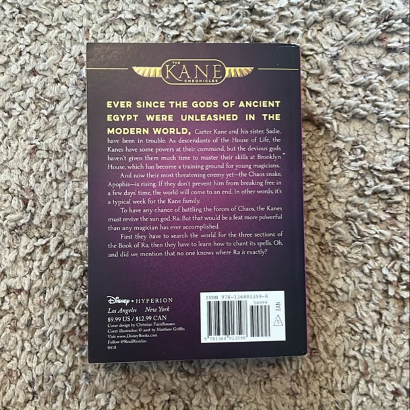 Kane Chronicles, The Throne of Fire 