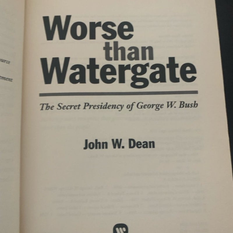 Worse Than Watergate
