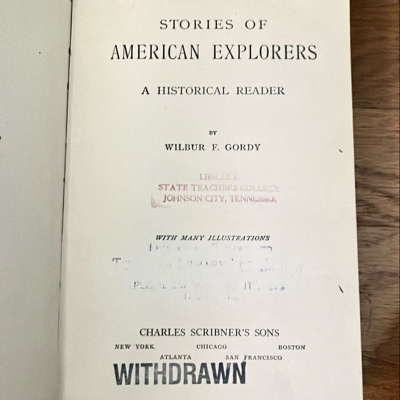 Stories of American Explorers 