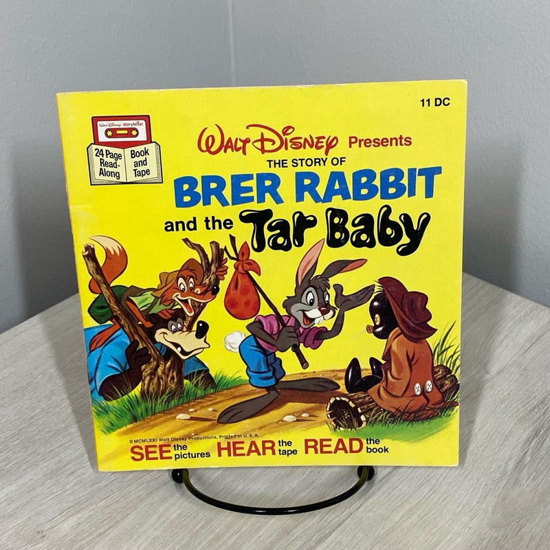 Vtg Brer Rabbit and the Tar Baby Walt Disney Storybook Read A Long *NO CASSETTE*