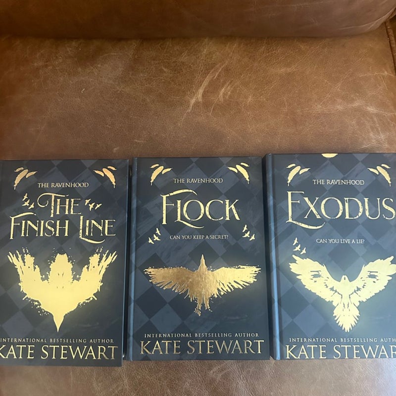 Bird Box Ravenhood Trilogy by Kate Stewart signed special