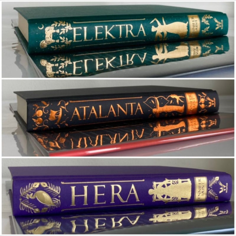 Elektra • Atalanta • Hera Waterstones SIGNED Exclusive Editions