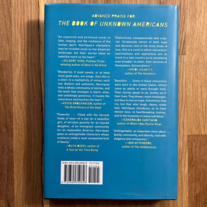 The Book of Unknown Americans (SIGNED)