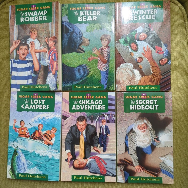 Sugar Creek Gang Books 1-6: The Swamp Robber, The Killer Bear, The Winter Rescue, The Lost Campers, The Chicago Adventure, The Secret Hideout