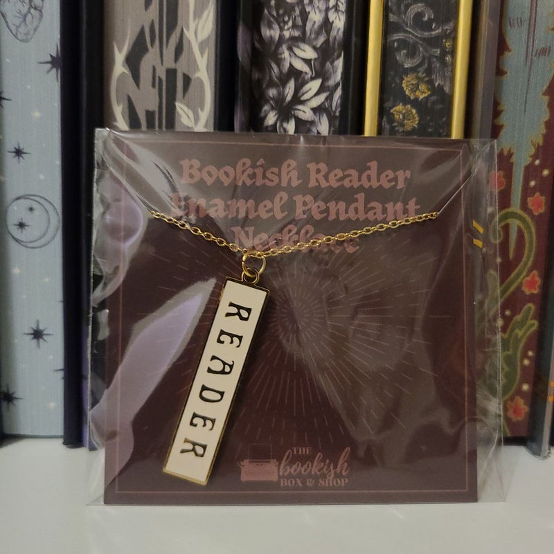 Bookish Box Reader Necklace 
