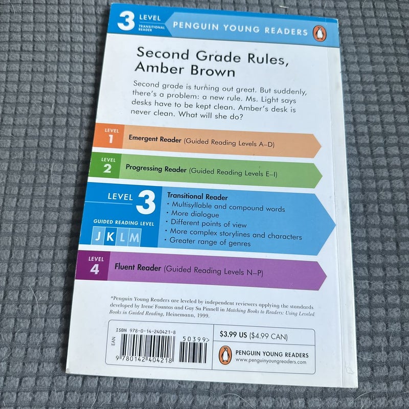 Second Grade Rules, Amber Brown