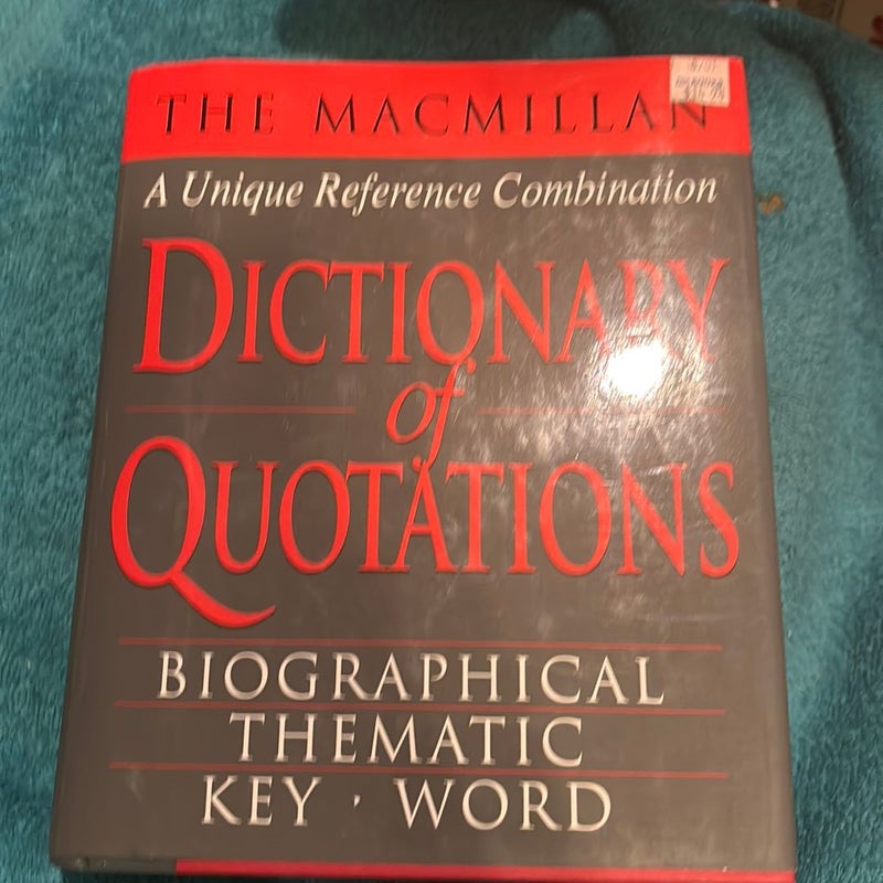 MacMillan Dictionary of Quotations