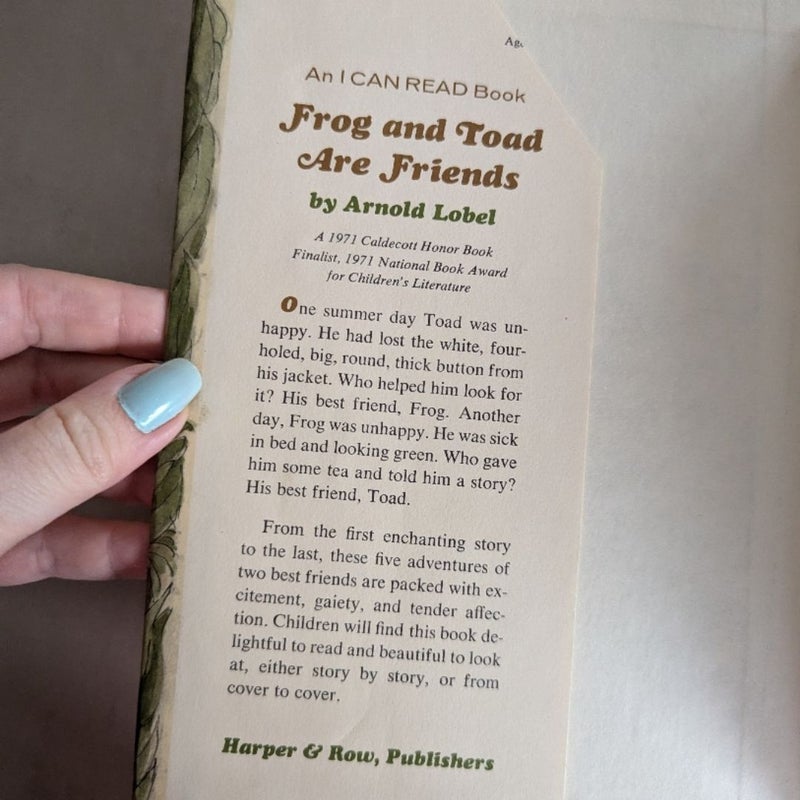 Frog and Toad Are Friends First Edition 