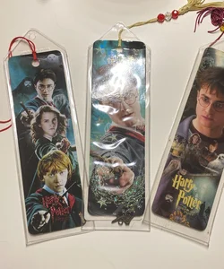 Set of 3 Harry Potter Bookmarks