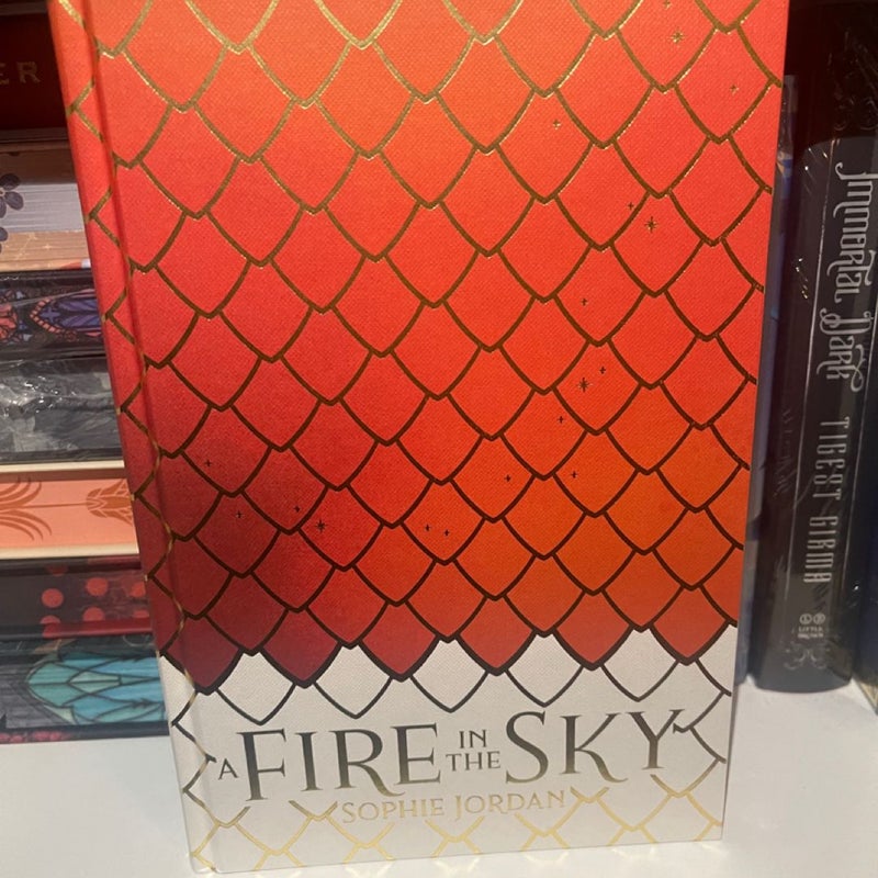 A FIRE IN THE SKY (signed)
